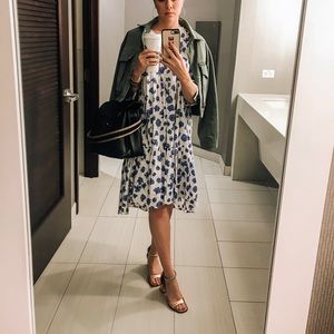 Zara flowy dress. Blue. Size S.